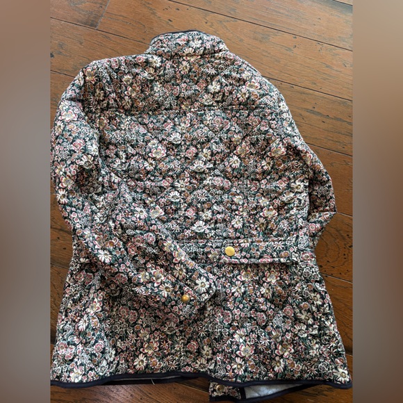 J crew liberty fabric cotton quilted jacket floral - Picture 3 of 5